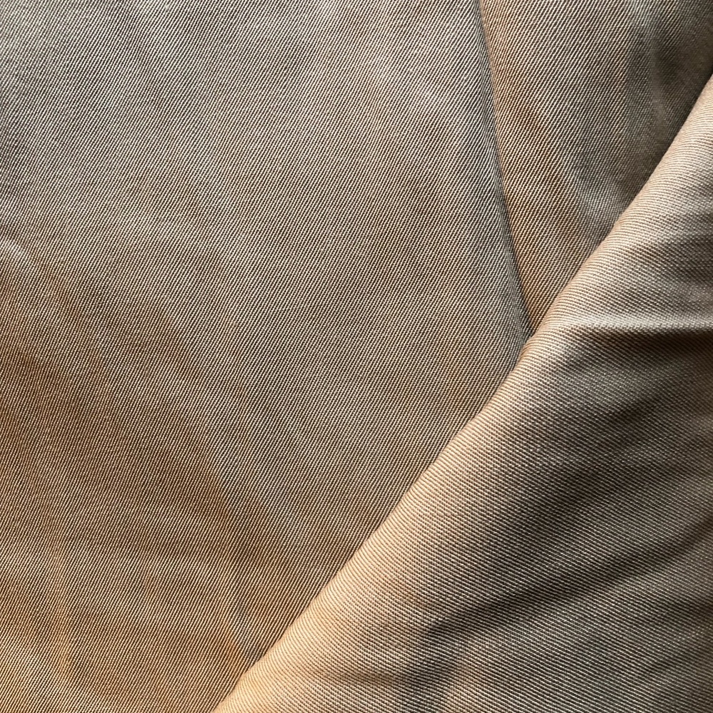 Light Tan rayon gaberdine fabric